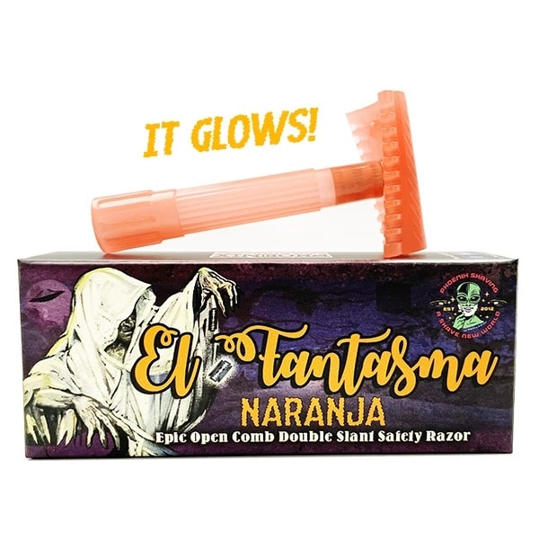 El_Fantasma_Naranja_Fasan_Open_Comb_Slant_Razor_FASAN_Phoenix_Shaving