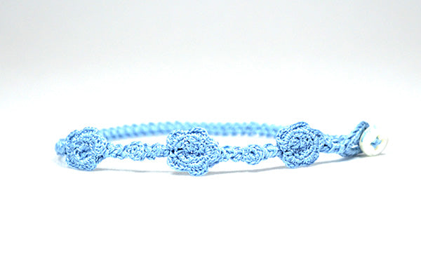 G. Inglese Sartoria Luxus Armband Handgemacht Celeste Made in Italy