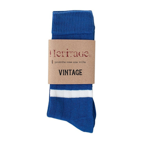 Heritage_9.1_Strümpfe_Cobalt_Double_White_Made_In_Italy