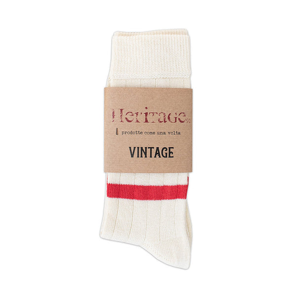 Heritage_9.1_Strümpfe_Natural_Double_Red_Made_In_Italy