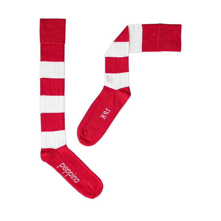 Heritage_9.1_Strümpfe_Vintage_Rugby_Peppino_Peppino_Red_Made_In_Italy