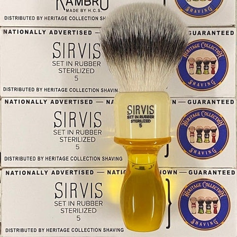 Heritage_Collection_Shaving_Rasierpinsel_Sirvis_Creme_Yellow_3Band_26mm_USA_Vintage