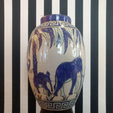 Keralouve Vase Elefanten Blau