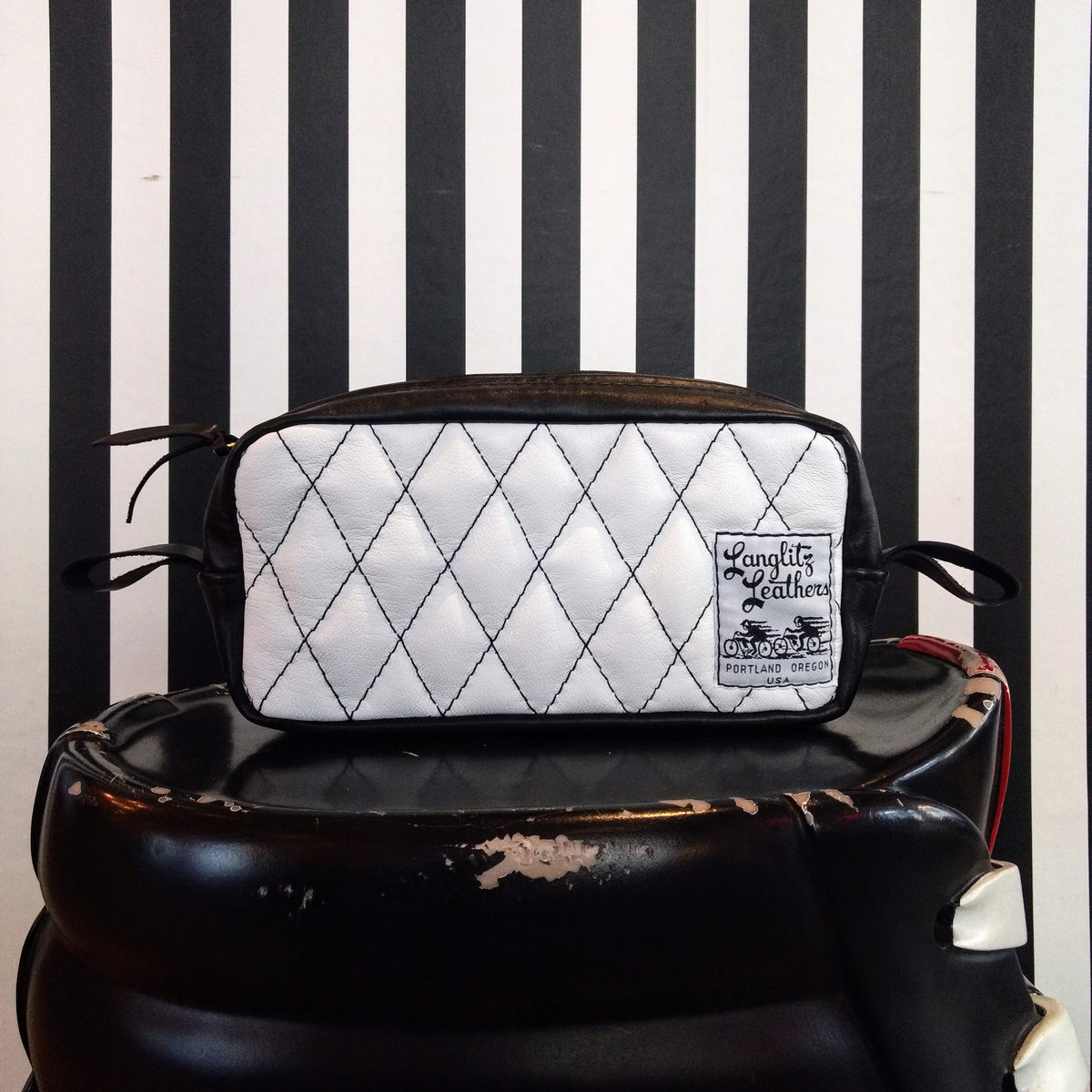 Langlitz-Leathers-Luxus-Leder Kulturbeutel-Leather-Washbag-Made-in-USA