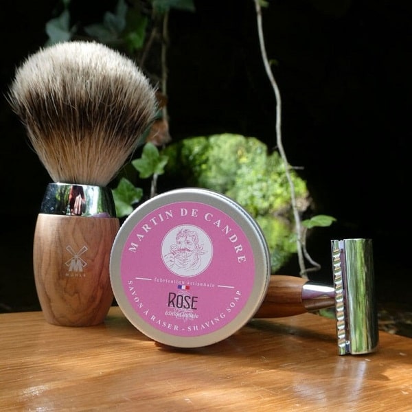 Martin-De-Candre-Rose-Rasierseife-Limited-Edition Luxus Frankreich