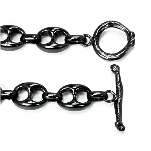 Michael-Raymond-Black-Gucci-Link-Armreif-Kette