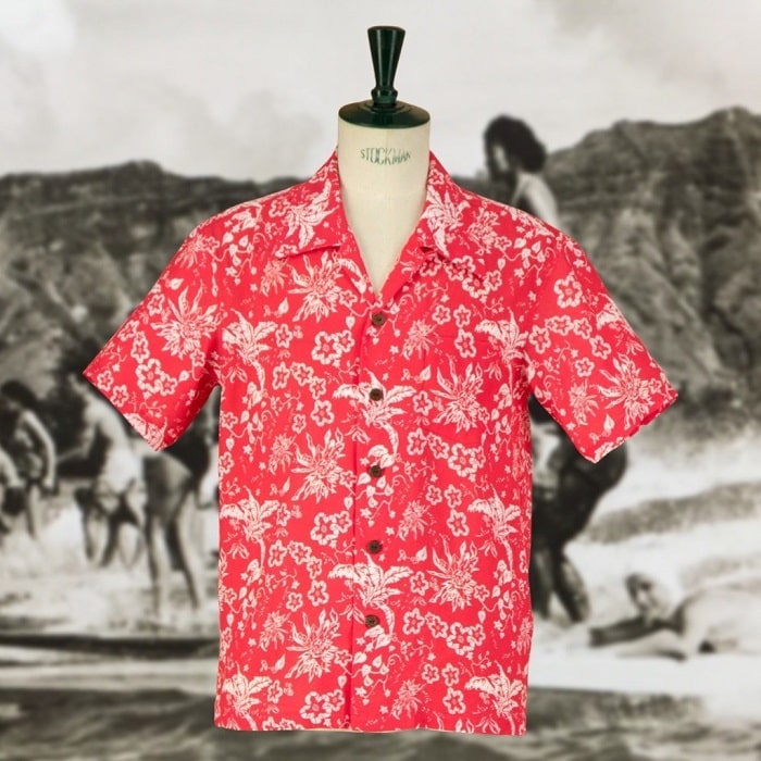 Micky_Oye_Authentic_Aloha_Hawaii_Shirts_Hana_Red