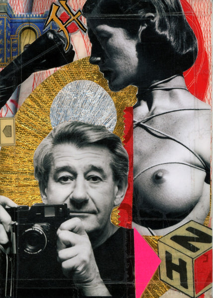 André Boitard Helmut Newton Hommage Collage Artwork Original