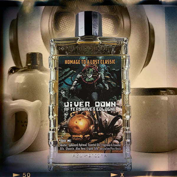 PAA_Diver_Down_Homage_Seaforth_Spiced_Aftershave_Cologne_Phoenix_Shaving_USA