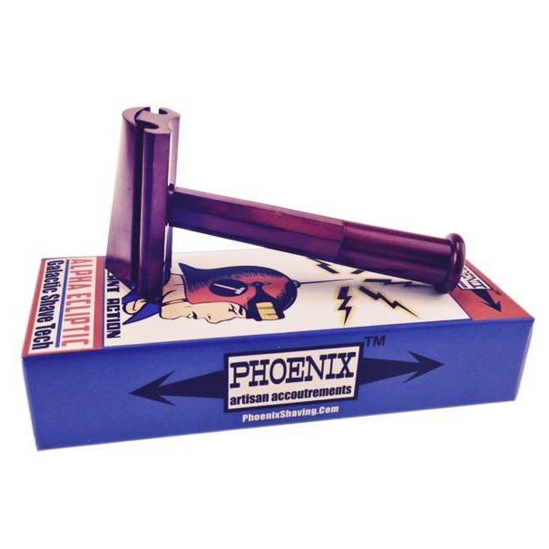 Walbusch & Sohn Hommage Bakelite Alpha Ecliptic Slant Razor - Ox Blood 