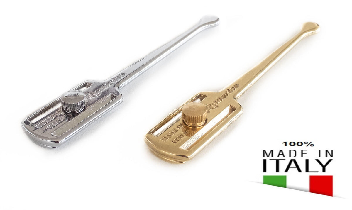 Razorine Shavette Gold Messing DE Klinge Italy