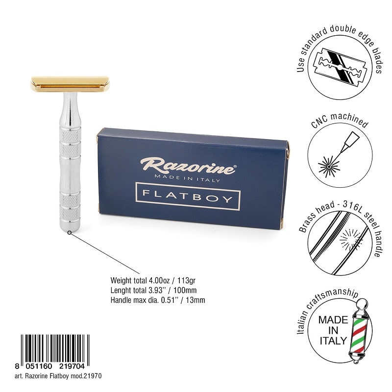 Razorine_Flatboy_70_Rasierhobel_Razor_Italy