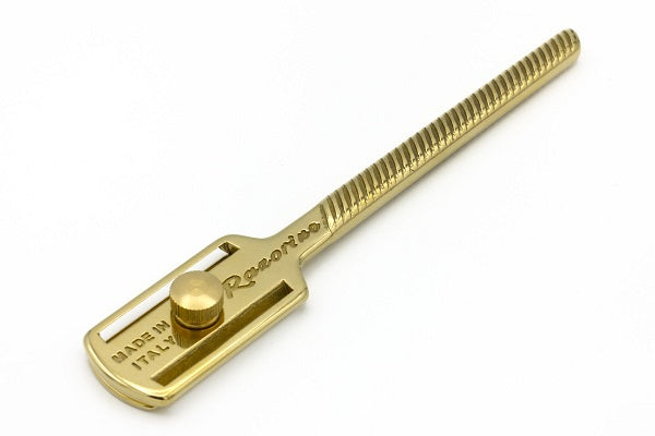 Razorine_Premium_Rasierer_Brass_Italien