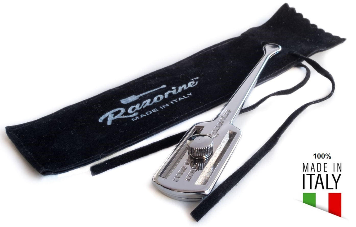 Razorine-Razor-Silber-Chrome-Shavette-Italy