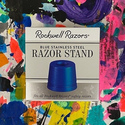 Rockwell_Ständer_Rasierer_Razor_stand_Blue_USA