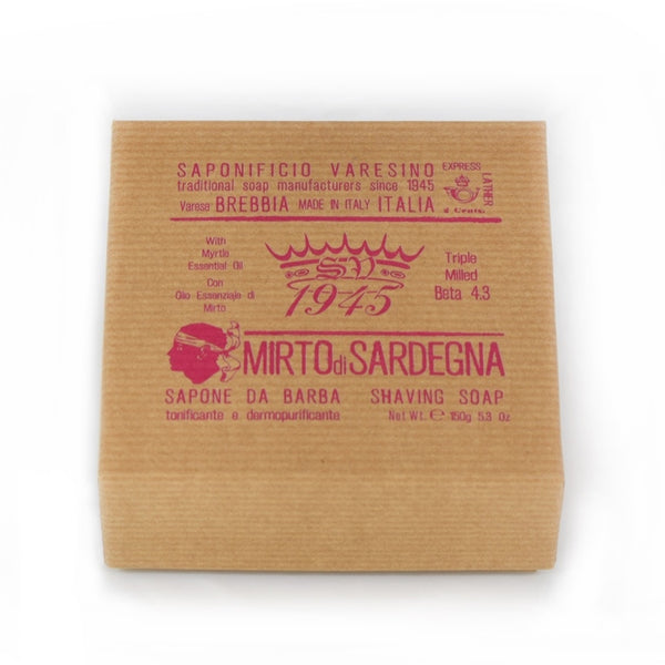 Saponificio Varesino Mirto Di Sardegna Rasierseife Luxus Shaving Soap Vegan