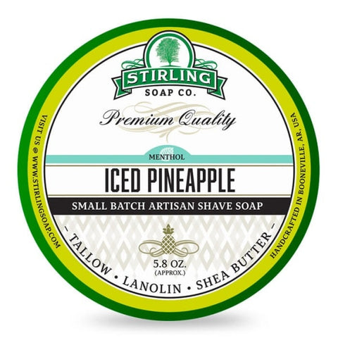 Stirling-Soap-Co-Iced-Pineapple-Rasierseife-shave-soap-USA