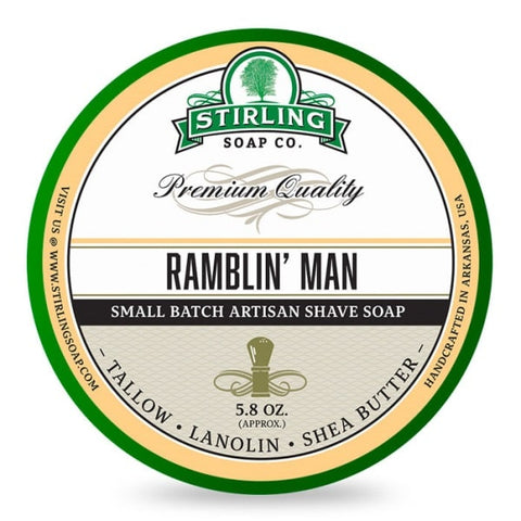 Stirling-Soap-Co-Ramblin-Man-Rasierseife-shave-soap-USA