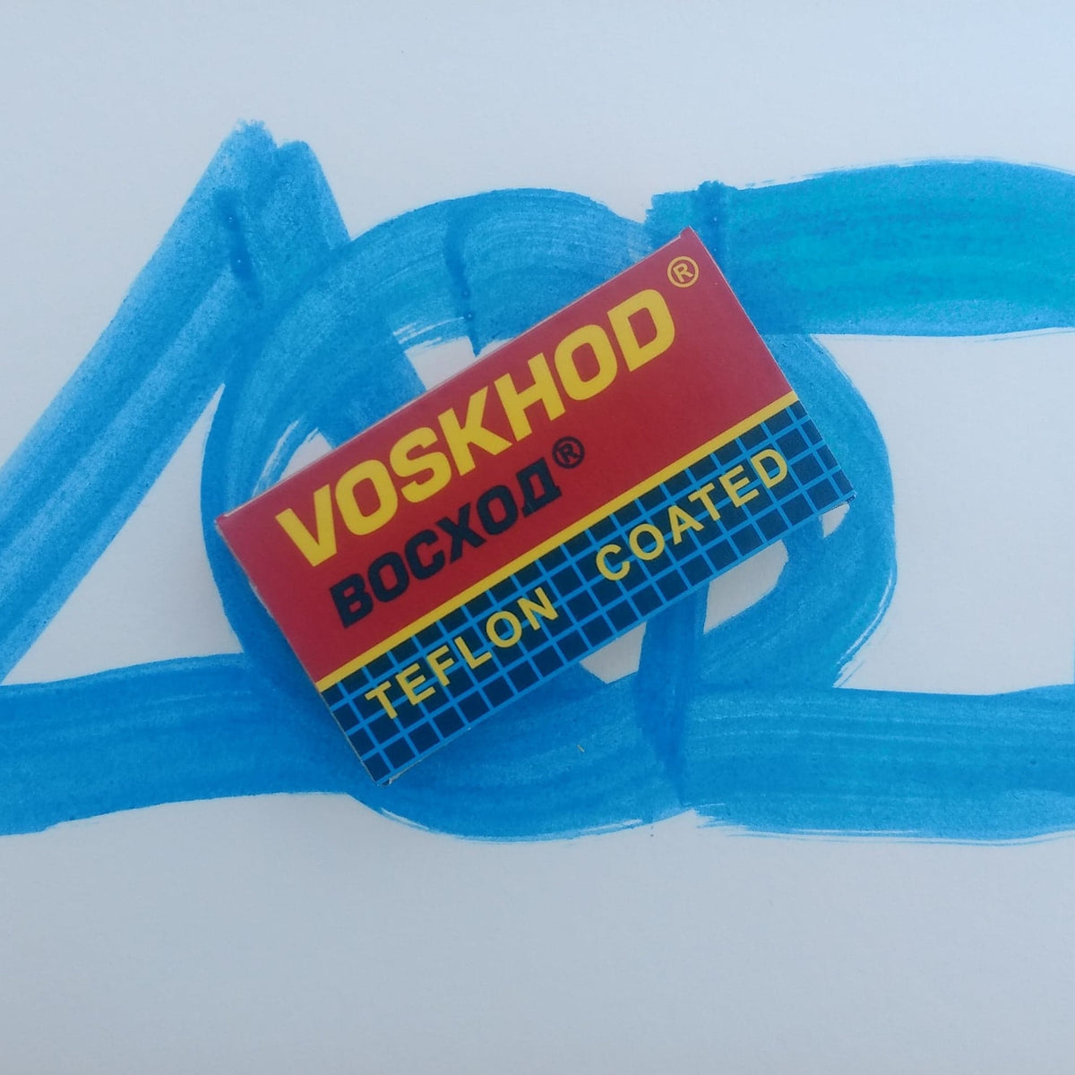 Vokshod Teflonbeschichtete Rasierklingen-Nassrasur