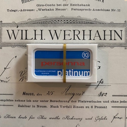personna-platinum -chrome-superstainless-steel-Double-Edge-Rasierklingen