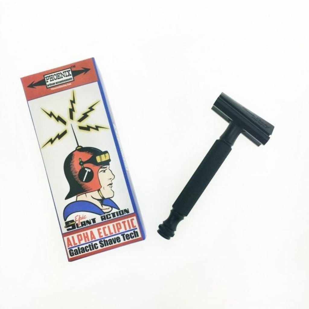 Alpha Ecliptic Slant Razor Phoenix Artisan Accouterments best shave