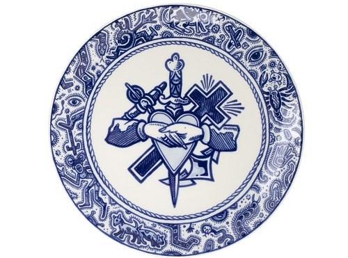 Royal_Delft_Henk_Schiffmacher_Royal_Blue_Tattoo_Porcelain